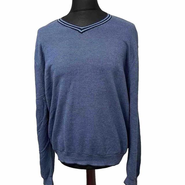 Brooks Brothers Men's Sweatshirt - Blue - L on Productcaster.