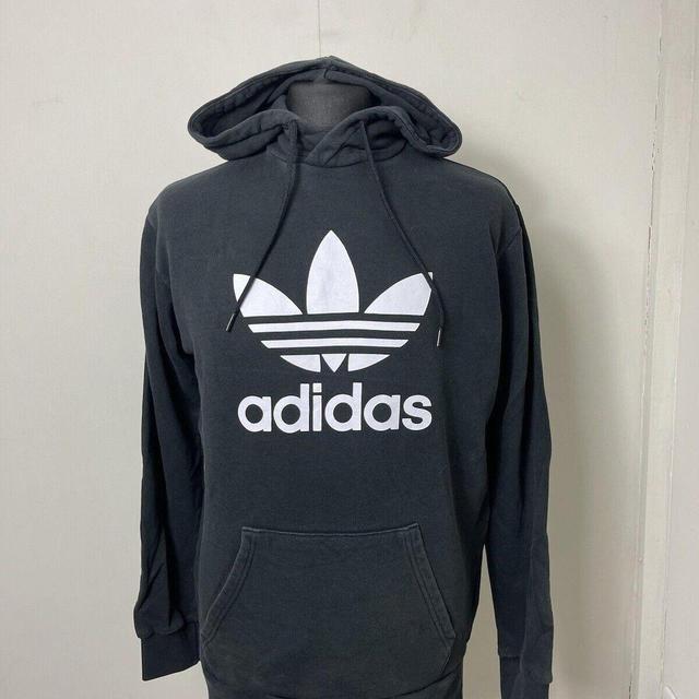 Adidas Men's Sweatshirt - Black - M on Productcaster.