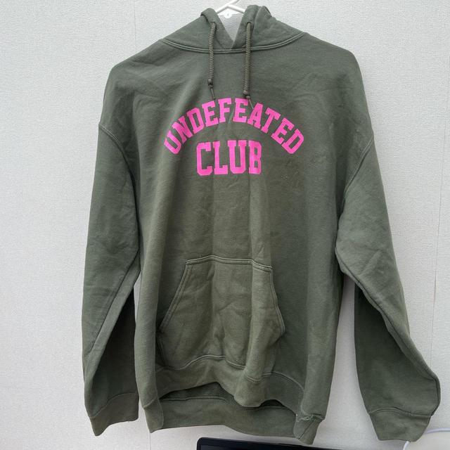 Anti Social Social Club Men's Hoodie - Green/Khaki - M on Productcaster.