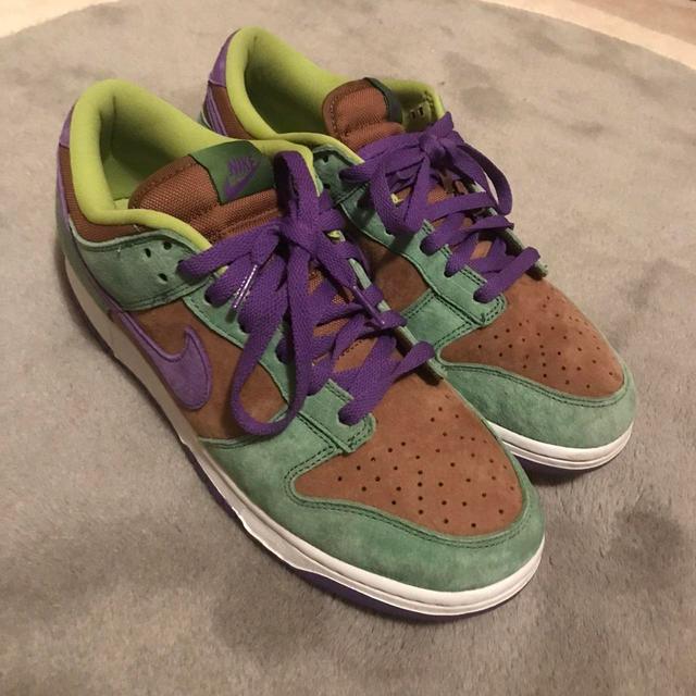 Nike Men's Trainers - Purple/Green - UK 9.5 on Productcaster.