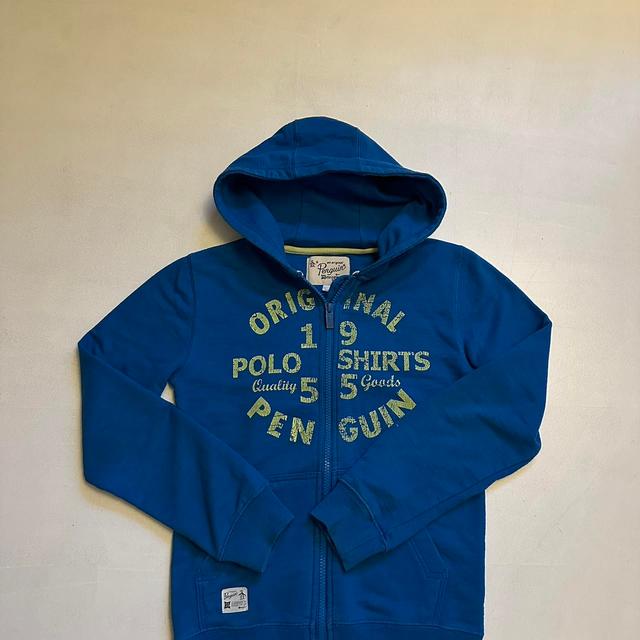 Original Penguin Men's Hoodie - Blue - XS on Productcaster.