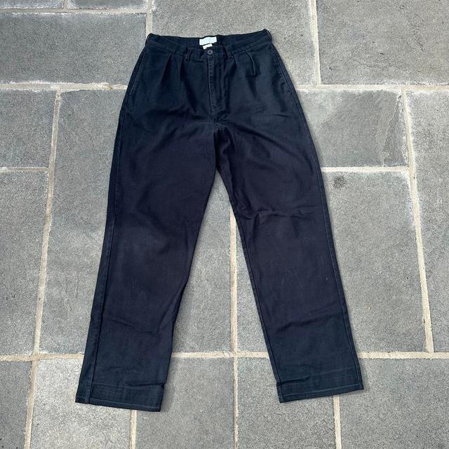 Vintage Men's Chino Trousers - Blue/Navy - 32" on Productcaster.