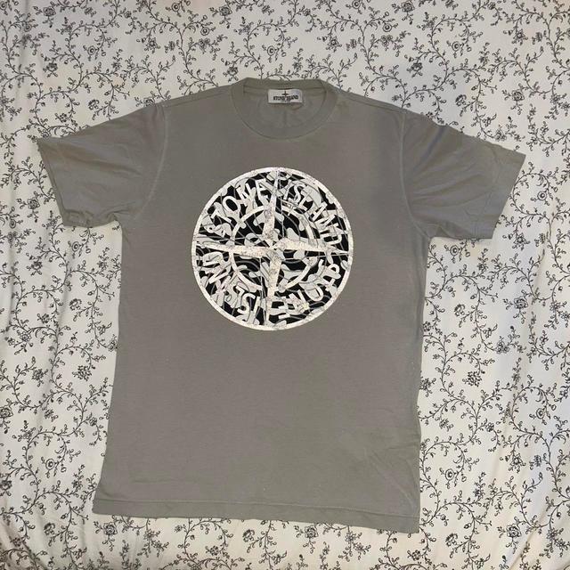 Stone Island Kids' T-shirt - Grey on Productcaster.