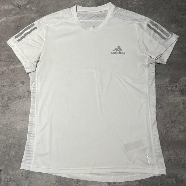 Adidas Men's T-shirt - White - S on Productcaster.