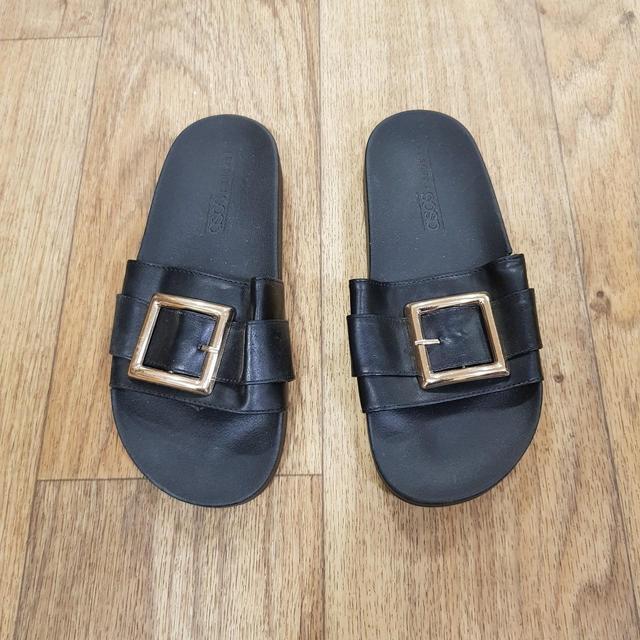 ASOS Women's Slides - Black - UK 6 on Productcaster.