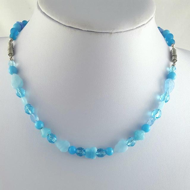 Reworked Women's Necklace - Blue on Productcaster.