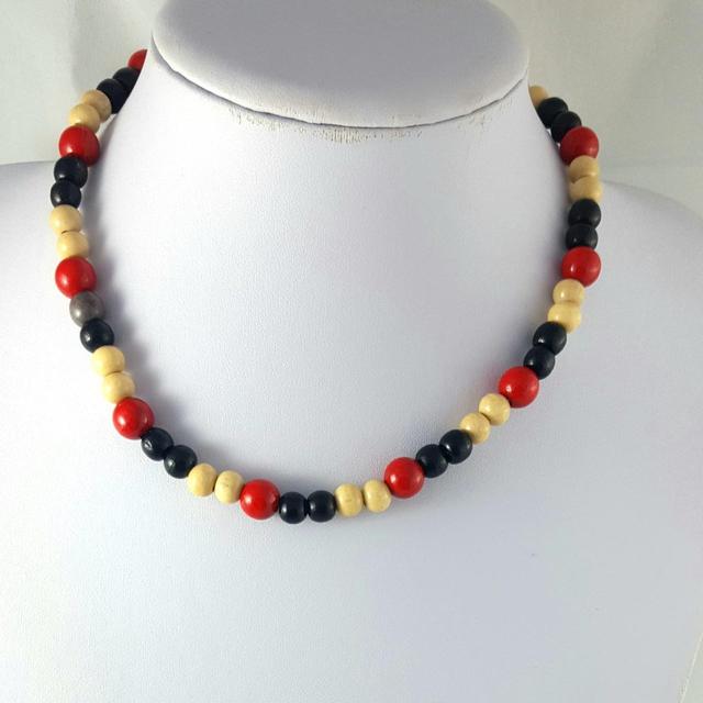 Handmade Women's Necklace - Cream on Productcaster.