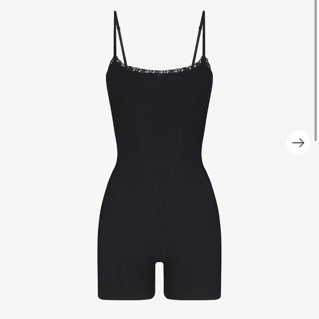 Skims Women's Playsuit - Black - UK 10 on Productcaster.