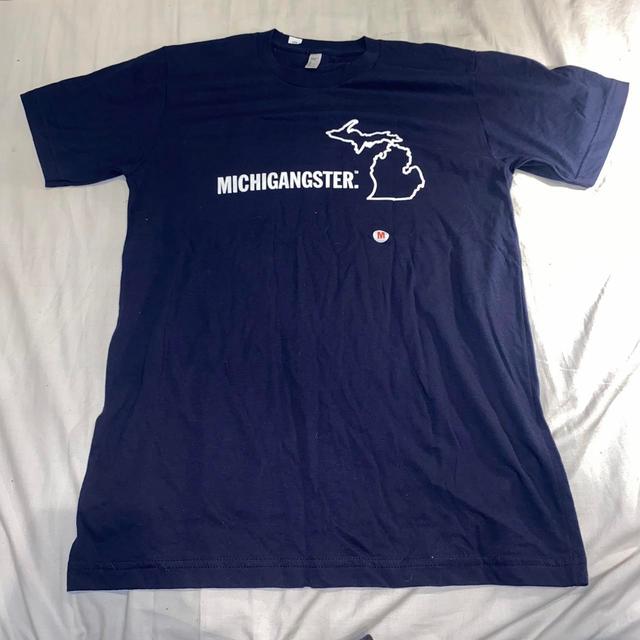 Men's T-shirt - Blue/Navy - M on Productcaster.