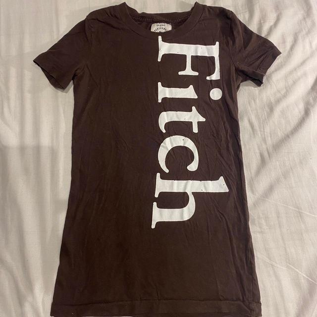 Abercrombie & Fitch Women's T-shirt - Brown - XS on Productcaster.