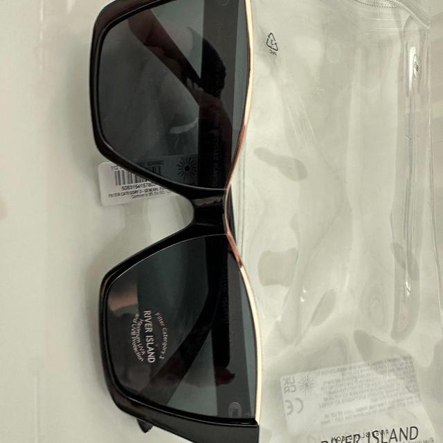 River Island Women's Cat eye Sunglasses - Black on Productcaster.