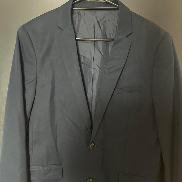 Deadstock Men's Tailored jacket - Navy/Blue on Productcaster.