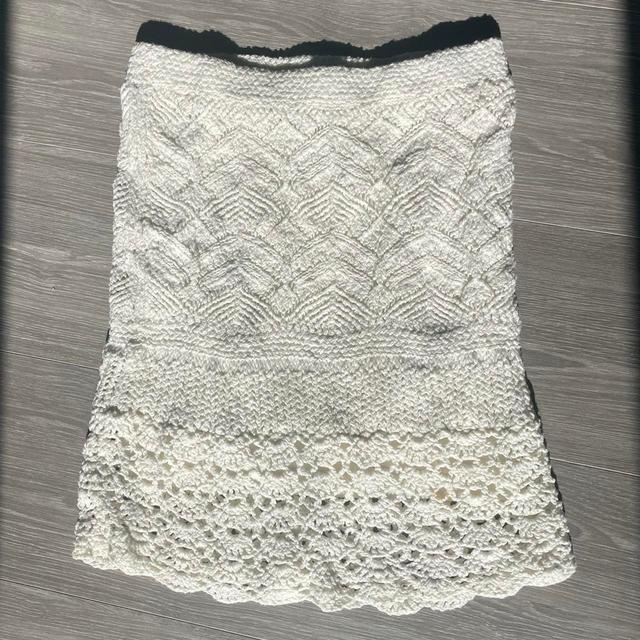 Hollister Co. Women's Mini Skirt - Cream - S on Productcaster.