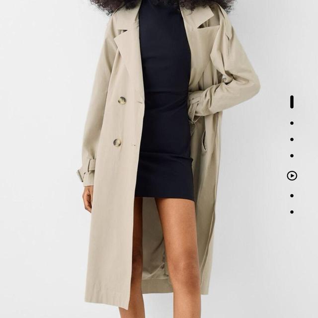 Bershka Women's Trench - Tan - XS on Productcaster.