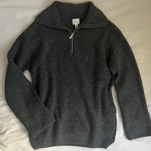 H&M Women's Jumper - Grey - XS on Productcaster.