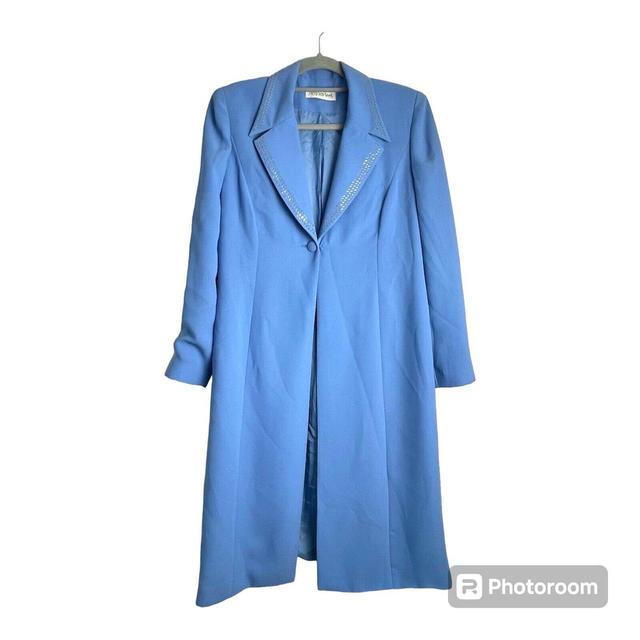 Jacques Vert Women's Overcoat - Blue - UK 10 on Productcaster.