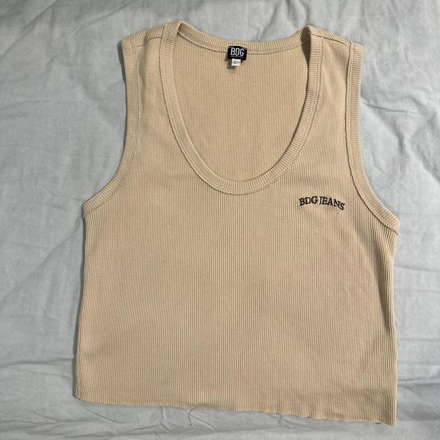 BDG Women's Vest - Tan/Cream - L on Productcaster.