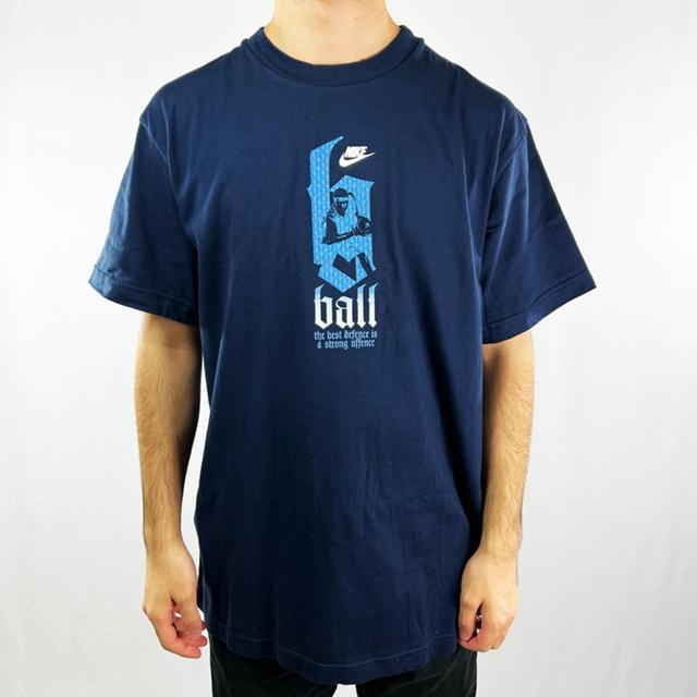 Nike Men's T-shirt - Navy - XL on Productcaster.