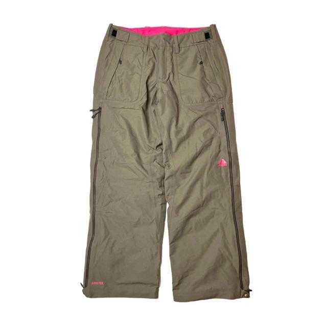 Nike ACG Women's Straight leg Cargo Trousers - Brown/Pink - S on Productcaster.