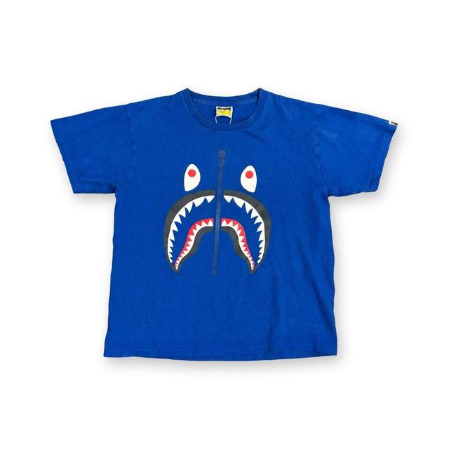 BAPE Men's T-shirt - Blue - L on Productcaster.