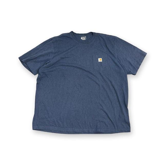 Carhartt Men's T-shirt - Blue - 4XL on Productcaster.