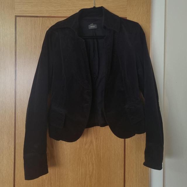 Vintage Women's Blazer Jacket - Black - S on Productcaster.