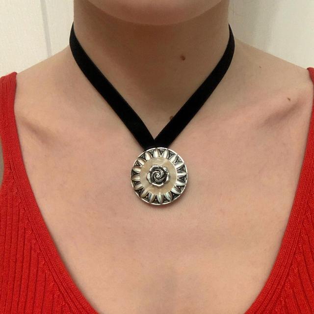 Handmade Women's Necklace - Black on Productcaster.