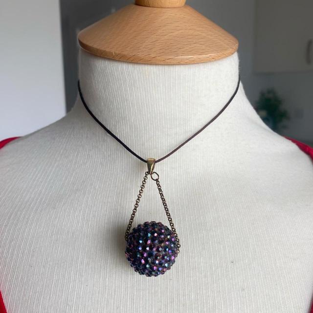 Reworked Women's Necklace - Multi/Purple on Productcaster.