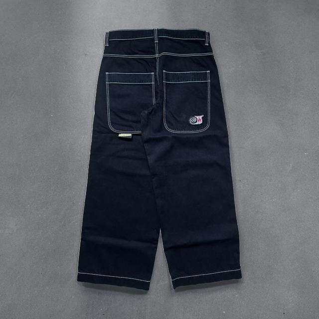 JNCO Men's Embroidered Jeans - Black - 34" on Productcaster.