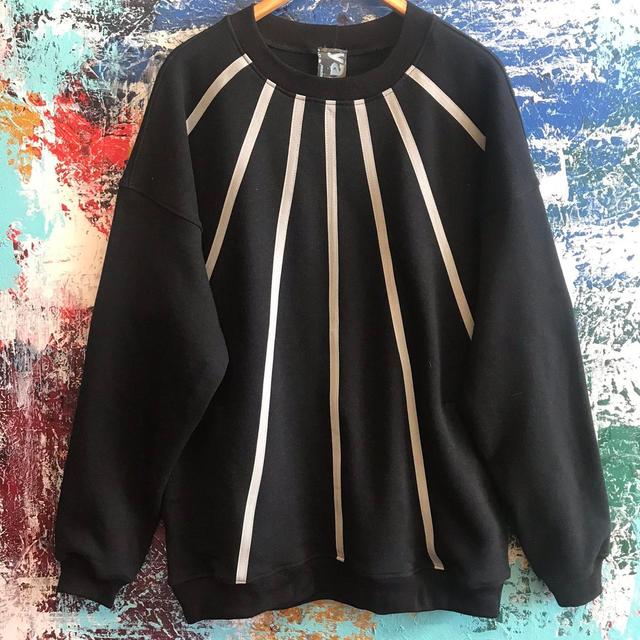 Custom Men's Sweatshirt - Black - S on Productcaster.