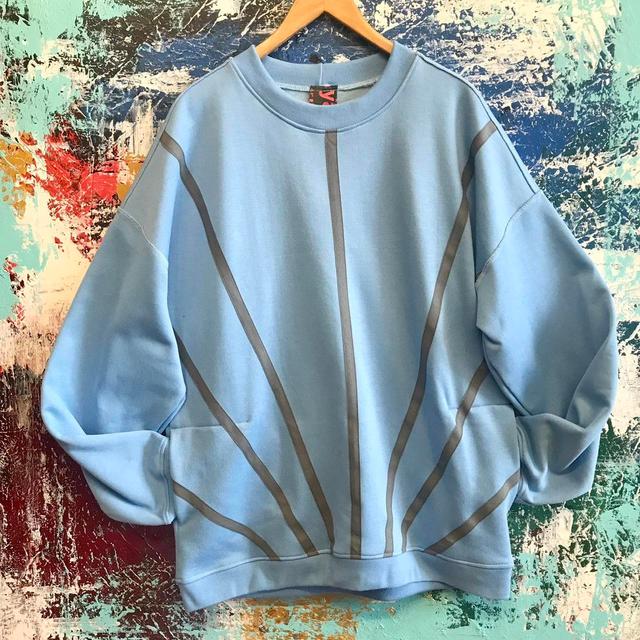 Custom Men's Sweatshirt - Blue - XL on Productcaster.