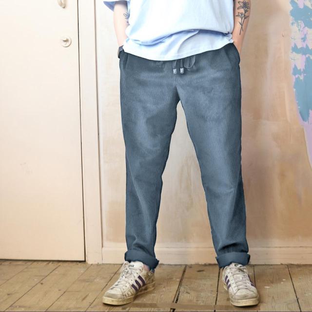 Handmade Men's Chino Trousers - Grey - XS on Productcaster.