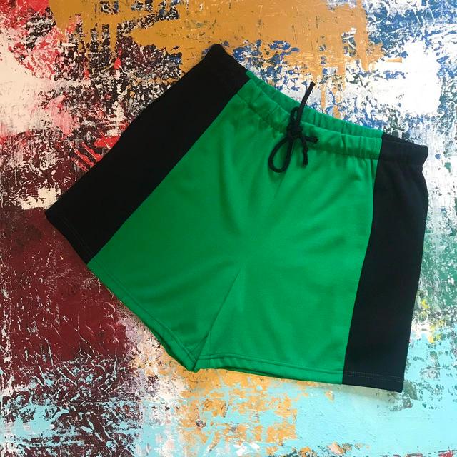 Handmade Men's Shorts - Green/Multi - S on Productcaster.