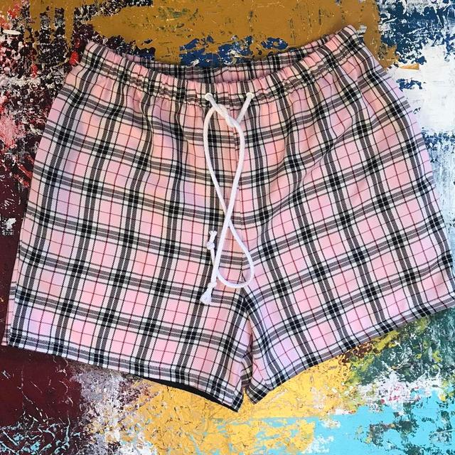 Handmade Men's Shorts - Multi/Pink - XL on Productcaster.