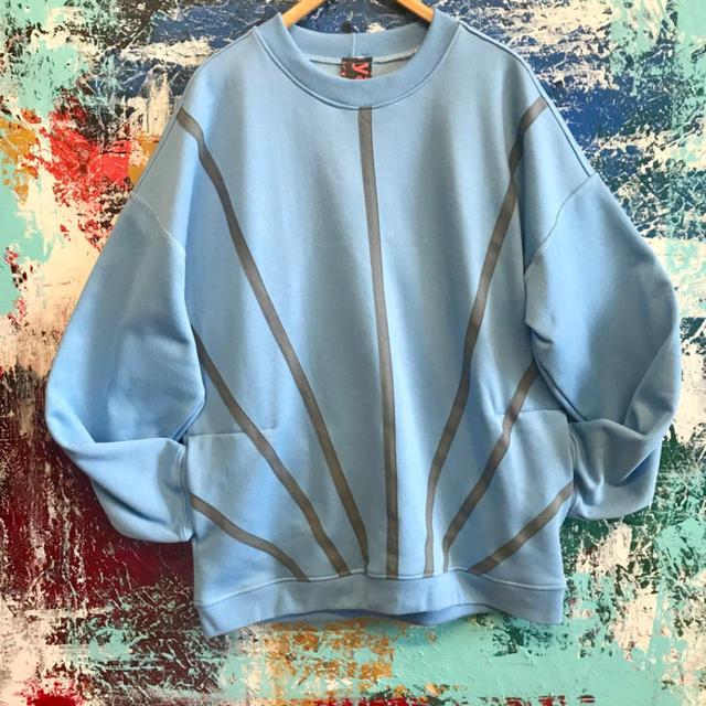 Custom Women's Sweatshirt - Blue - XXL on Productcaster.