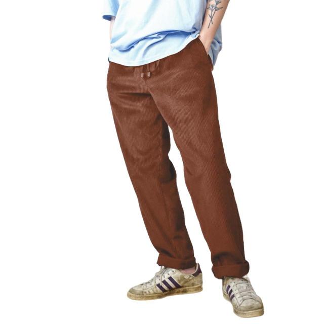 Handmade Men's Chino Trousers - Tan/Brown - S on Productcaster.