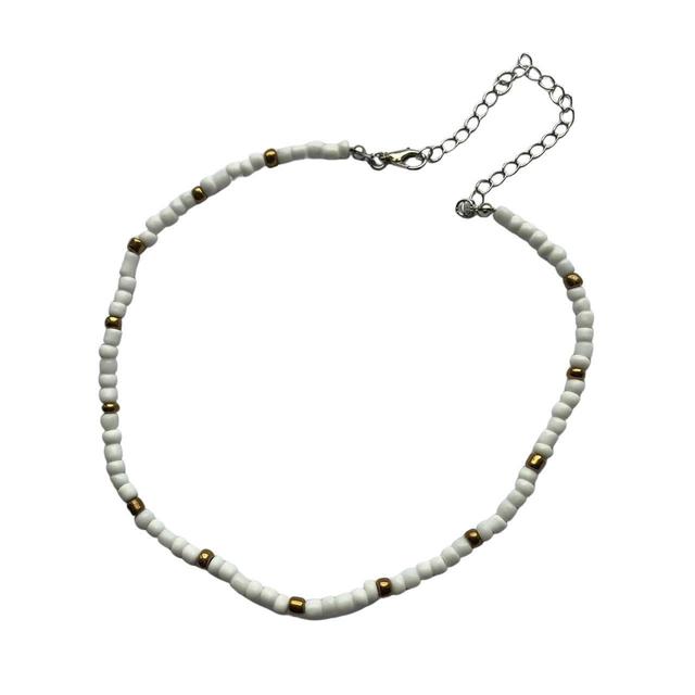 Women's Necklace - White on Productcaster.