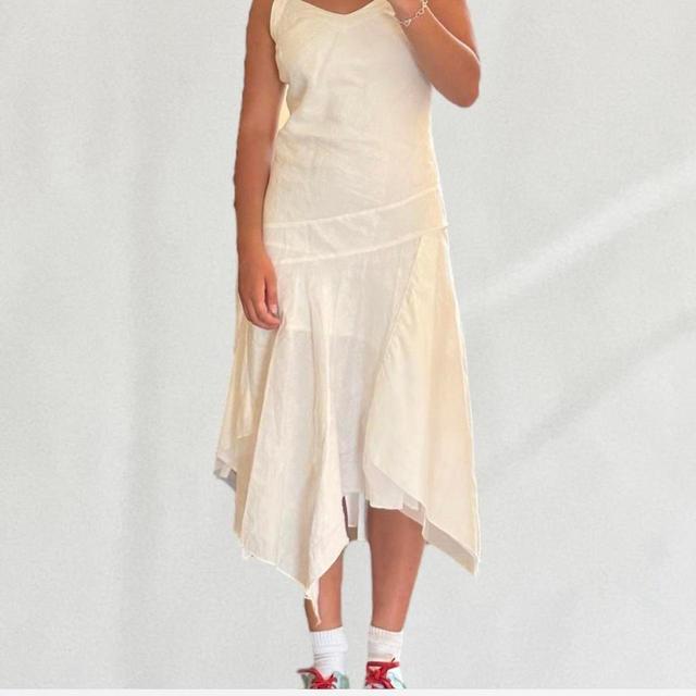 Vintage Women's Maxi Dress - White - 10 on Productcaster.