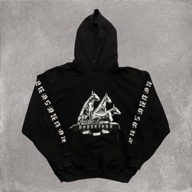 Represent Men's Hoodie - Black - L on Productcaster.