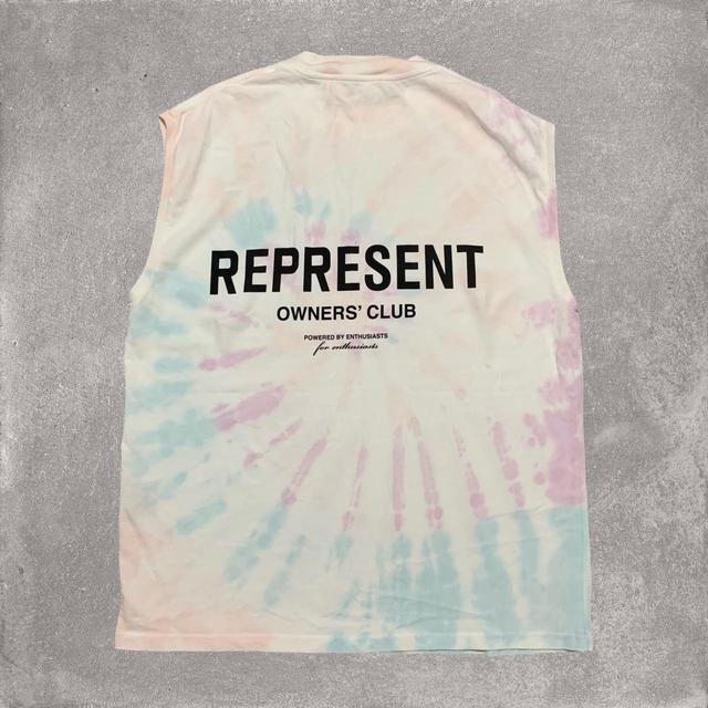 Represent Men's Vest - White/Multi - XS on Productcaster.