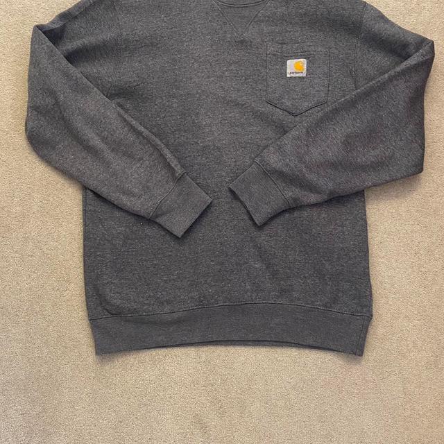 Carhartt Men's Jumper - Grey - M on Productcaster.