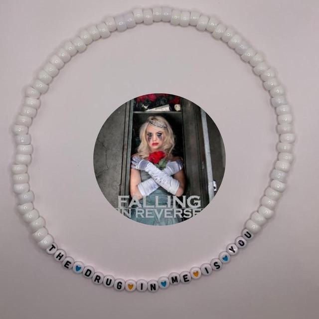 Handmade Women's Necklace - White/Multi on Productcaster.