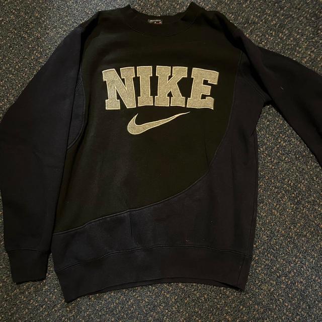 Nike Men's Sweatshirt - Navy/Black - S on Productcaster.