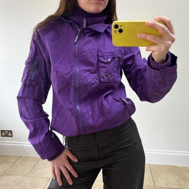 Vintage Women's Jacket - Purple - UK 8 on Productcaster.