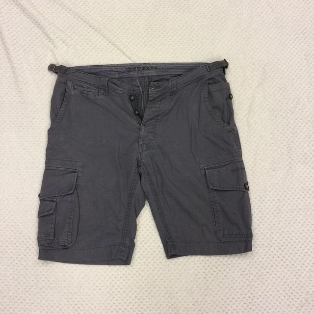 Vintage Men's Shorts - Grey - L on Productcaster.