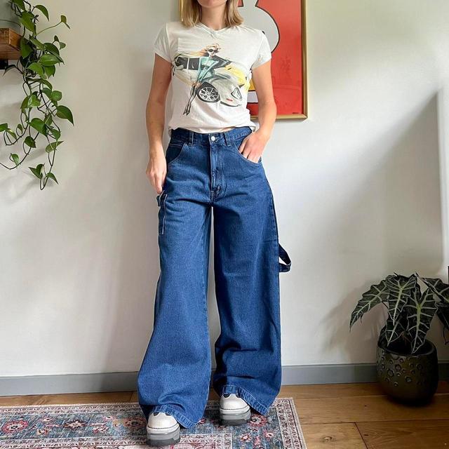 Vintage Women's Jeans - Blue - 32" on Productcaster.