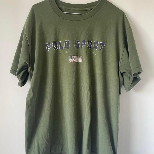 Polo Sport Men's T-shirt - Khaki - L on Productcaster.