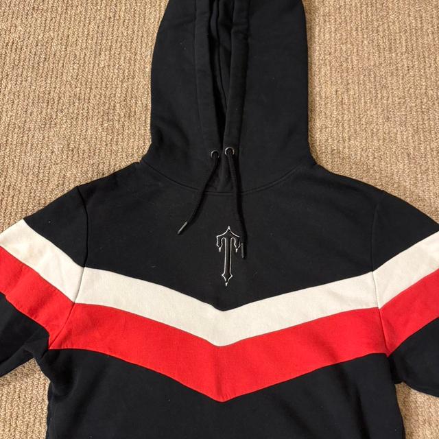 Trapstar Men's Hoodie - Black/Red - XS on Productcaster.