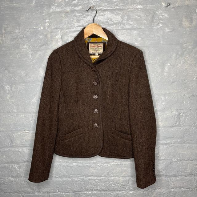 Joules Women's Blazer Jacket - Brown - UK 14 on Productcaster.