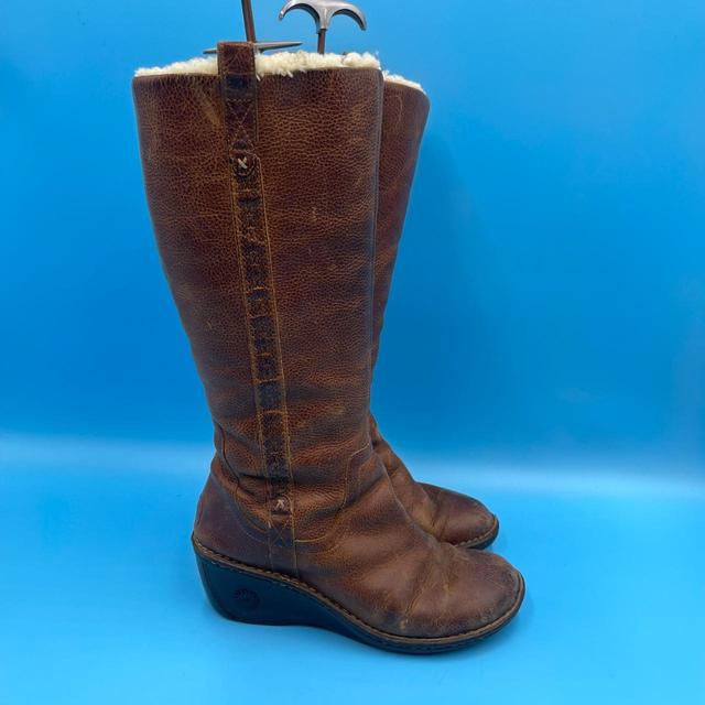 UGG Women's Knee high Boots - Brown/Tan - UK 7.5 on Productcaster.